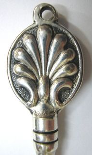 Clock Watch Key Antique Winding Silver c1860 Italy
