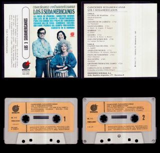 Sudamericanos Canciones Sudamericanas Spain Cassette Impacto