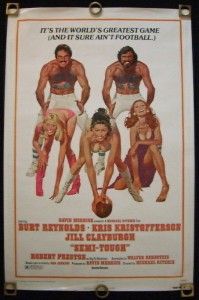 1977 Semi Tough 27x41 Orig Movie Poster Burt Reynolds
