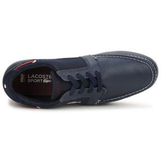 Lacoste Dreyfus Cre SPM LTH Text Mens Moccasins Boat Shoes All Sizes
