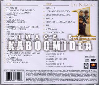 Los Hermanos Castro Las Numero 1 CD DVD New SEALED Exitos Lo Mejor