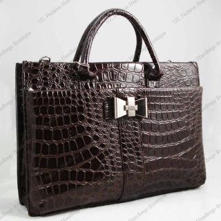 Lydc Ladies Croc Handbag Laptop Briefcase Bag
