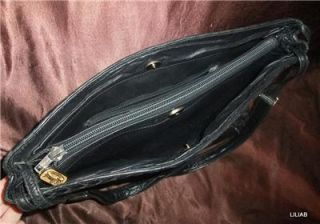 La Piazzola Toscana Italy Intrecciato Woven Leather Shoulder Hand Bag