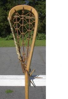 Vintage Mohawk Indian Wooden Lacrosse Stick Boy Special