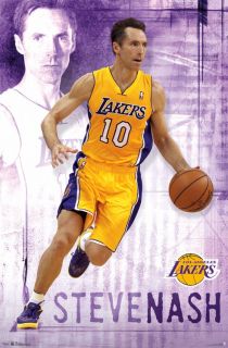 Nash Poster Focus 22x34 Los Angeles Lakers NBA Basketball 5900