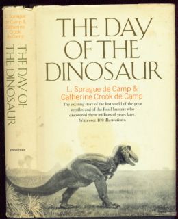 Day of The Dinosaur by L Sprague de Camp 1968 1st wDJ