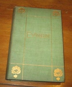 Antique Book Evangeline by Henry Wadsworth Longfellow