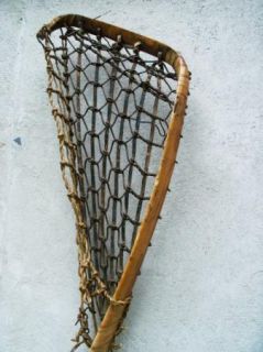 Vintage Lacrosse Stick Wooden 54 inches Long 12 Wide