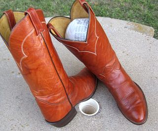 Tony Lama Cowboy Western Boots Mens 9E