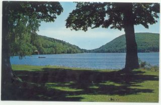 New Preston Ct Mount Bushnell Lake Waramaug Postcard Connecticut