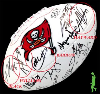 2012 Tampa Bay Buccaneers Bucs Team Signed Football Ball Mike Williams