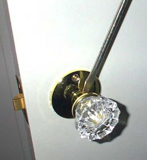Then Adjust the door knobs and Bolt securely to the square side of