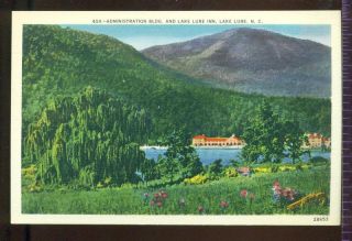Lake Lure Inn Lake Lure North Carolina Vintage Postcard
