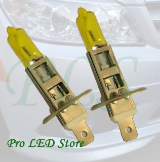 100W Amber Yellow Low High Beam Fog Light Bulbs Plug and Play 100W 12V