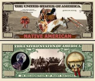 Native American History Collector Dollar 5 $2 50