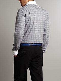 Duchamp POW Collar Single Cuff Long Sleeved Shirt Blue   