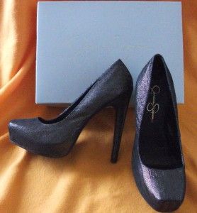 Womens Size 9 M Jessica Simpson Landy Pumps Platform Shoes Platinum