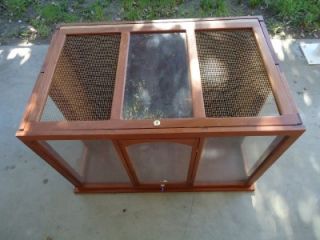 Large Reptile Cage Critter Cage Wood Frame