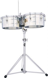 LP Latin Percussion Tito Puente Timbales 14 15 Steel