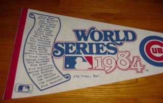 1984 Chicago Cubs World Series Pennant NL Champs