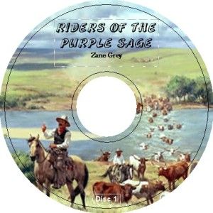 Riders of The Purple Sage by Zane Grey 10 Audio CDs