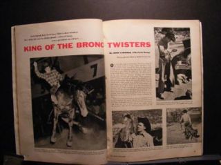 RARE Casey Tibbs True Magazine September 1956