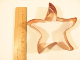 Copper Cookie Cutter Large Starfish Star Fish 5