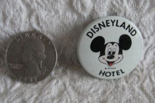 Disneyland Hotel Mickey Mouse Hat Lapel Pin Button