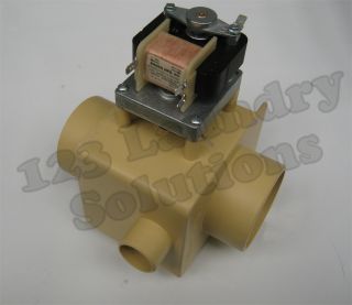 Ipso Front Load Washer Drain Valve 220V 3 WOF SHOR w/ Overflow 209