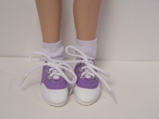 Lavender Saddle Doll Shoes for Wren Raven Piper Lark♥