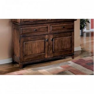 ASHLEY LARCHMONT RUSTIC FINISH DINING ROOM BUFFET FURNITURE   FREE