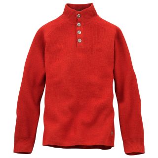 Timberland Mens Smartwool Lathrop Button Neck Sweater