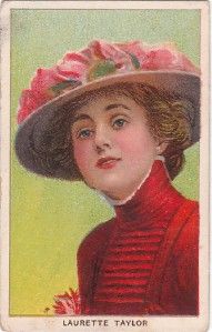 1910 Fatima Cigarettes Card Actress Laurette Taylor T27