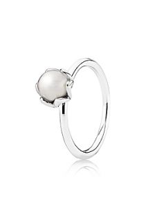 Pandora Grand Pearl Ring White   