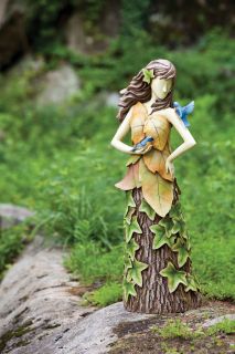 Garden Yard Outdoor Lawn Statue Fairy Sprite Decor Home Patio Unique