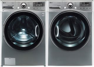 LG Washer Gas Dryer Set WM3470HVA DLGX3471V Turbowash Coldwash 6MOTION