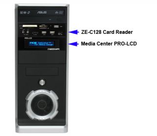 Brand New Nmedia Pro LCD B 5 25 Bay MCE LCD Display
