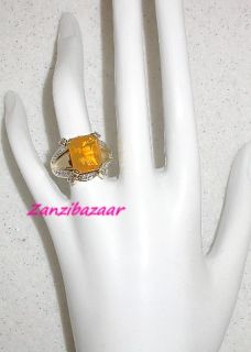 Laura Ramsey 14k Gold Emerald Cut Opal Diamond Ring