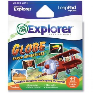 LeapFrog Explorer Learning Game Globe Earth Adventures New
