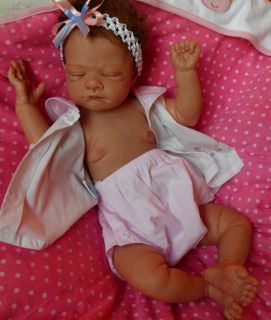 Reborn Girl Baby Leah by Cuddly Angels Nursery Gus Sculpture Le Sold