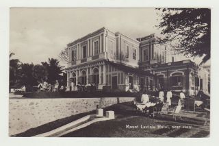 Singapore Old Postcard Mount Lavina Hotel to Denmark 1931