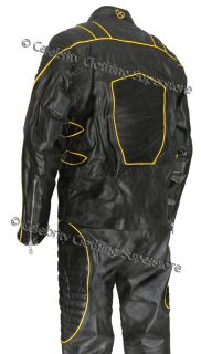 Leather Suit Outfit Costume/X Men X2 Wolverine Motorcycle Leather
