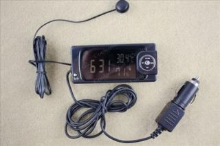 LCD Display Car Thermometer Hygrometer Clock Alarm