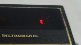 Vintage Texas Instruments Retro 70s TI 30 Red LED Calculator