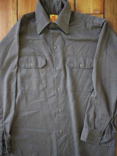 Lot of 2 Red Camel Lee Union Work Shirts L