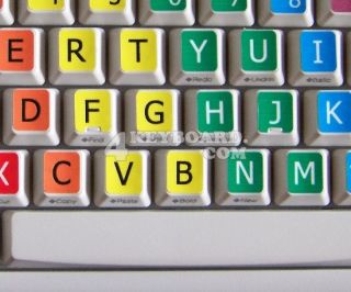 Learning Large Lettering English US Keyboard Stickers