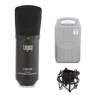 Legacy LSM 65 Professional Studio Condenser Microphone, w Shockmount