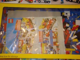 Lego Legoland Town System 6393 Big Rig Truck Stop Box Instructions and