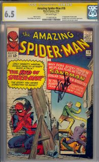 Amazing Spider Man 18 CGC 6 5 Stan Lee Signature Series CGC 1116933029
