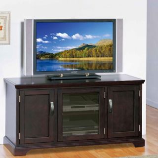 Leick Riley Holliday 25 x 50 TV Stand in Chocolate Cherry 81350